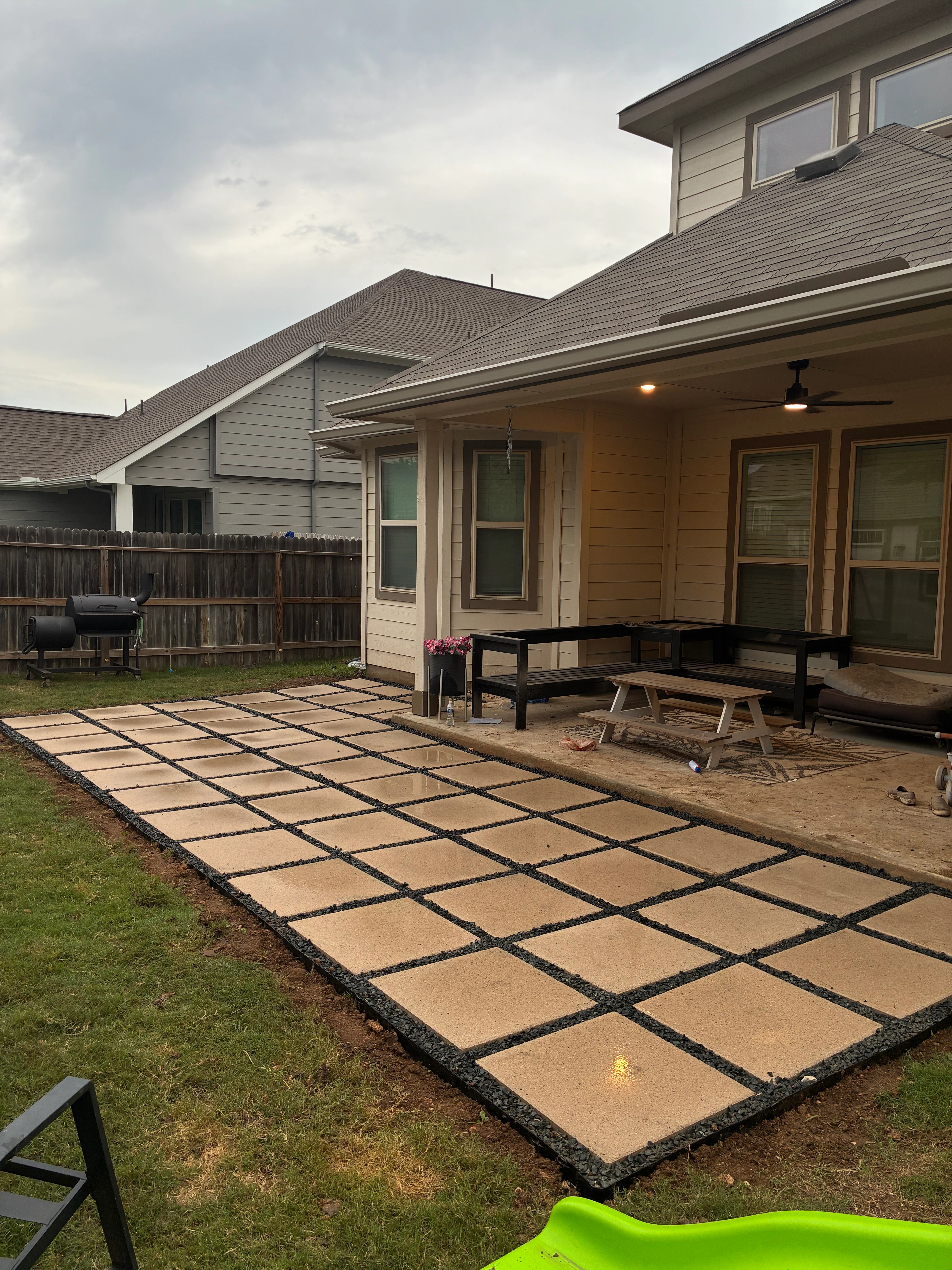 Completed outdoor project by JM Resolutions